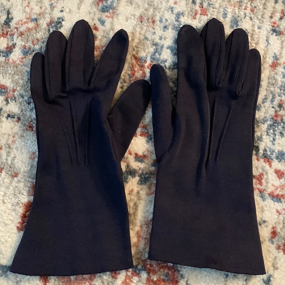 💙ANTIQUE Ladies Navy Gloves